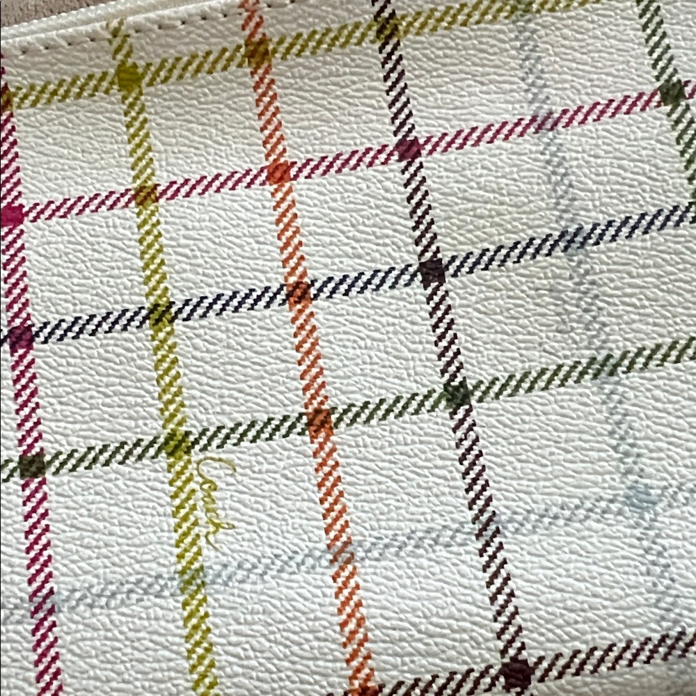 Coach Multicolor Plaid Wristlet - Picture 6 of 6